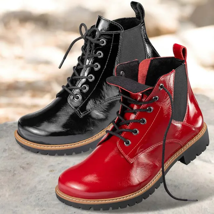 Femme idéalsko Spécial Orthèses | Chaussures À Lacets<Bottines de confort Helvesko : modèle Janelle