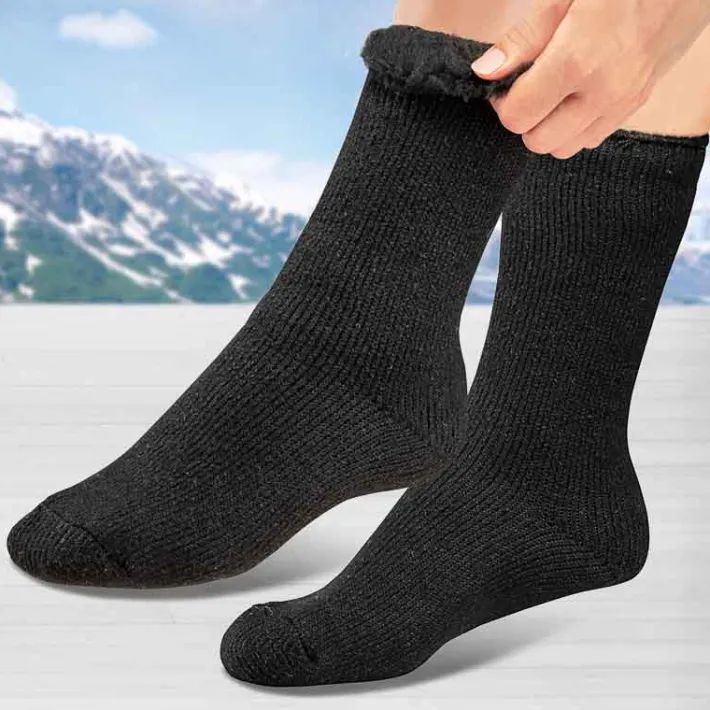 idéalsko Bas Et Chaussettes | Astuces Et Idées<Chaussettes anti-froid pour ELLE noir