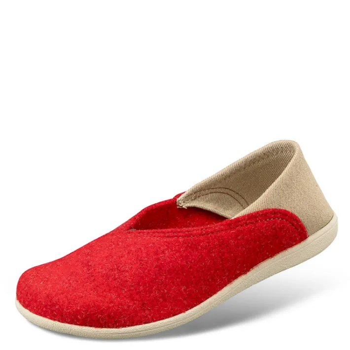 Femme idéalsko Trotteurs / Slippers | Ballerines<Chaussures de confort dansko : modèle Lotti, rouge