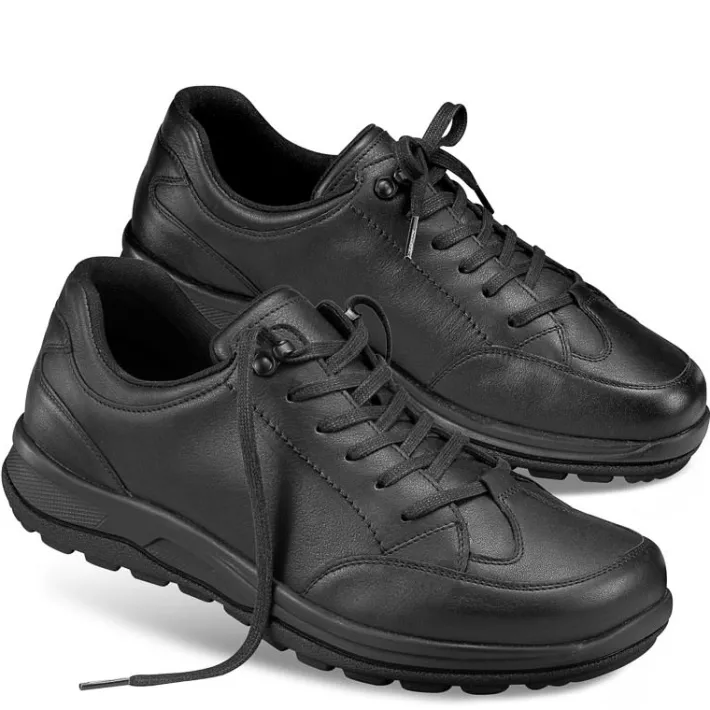 Homme idéalsko Spécial Orthèses | Chaussures À Lacets<Chaussures de confort Helvesko : modèle Aktive, noir