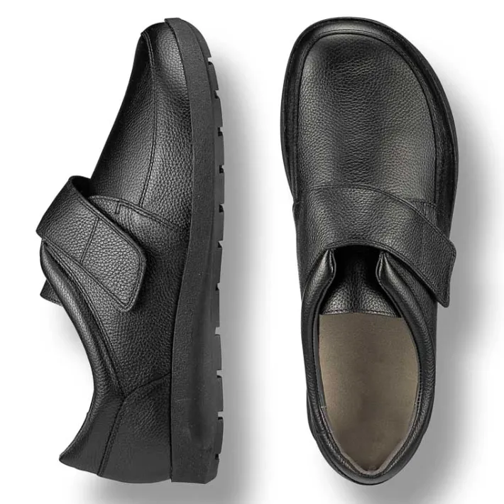 Homme idéalsko Slippers | Spécial Orthèses<Chaussures de confort Helvesko : modèle Armindo, noir