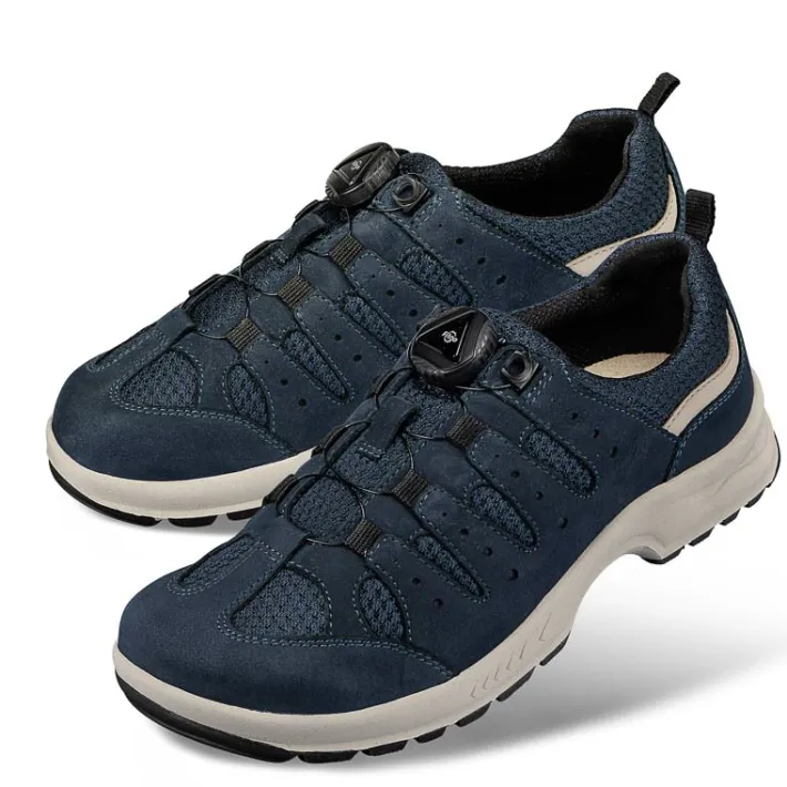 Femme idéalsko Spécial Orthèses | Chaussures À Lacets<Chaussures de confort Helvesko : modèle Division, bleu foncé