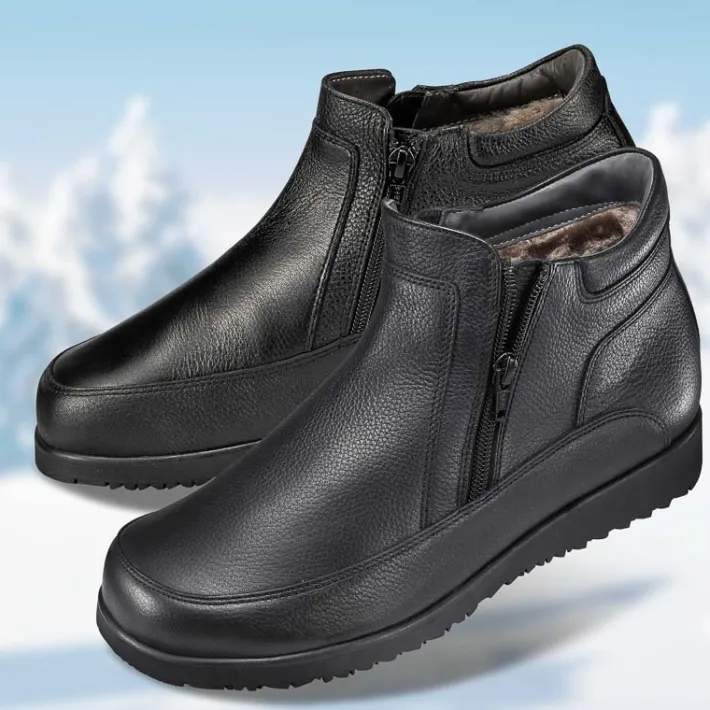 Homme idéalsko Chaussures D'hiver | Bottes / Bottines<Chaussures de confort Helvesko : modèle Edward, noir