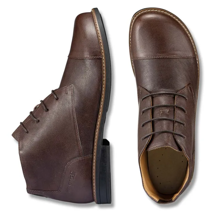 Homme idéalsko Spécial Orthèses | Chaussures À Lacets<Chaussures de confort Helvesko : modèle Elvin, marron foncé