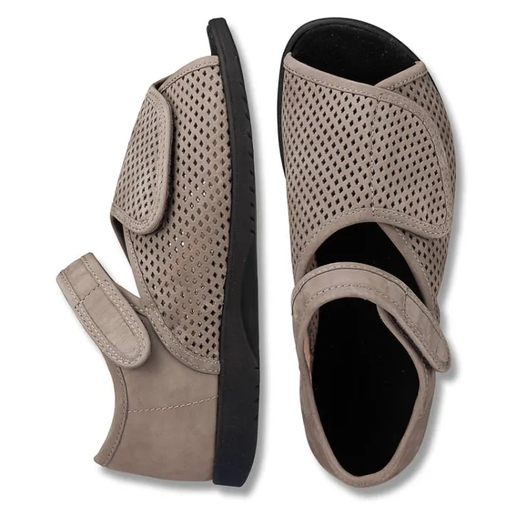 Femme idéalsko Sandales / Mules | Sandales / Mules<Chaussures de confort Helvesko : modèle Globia, gris