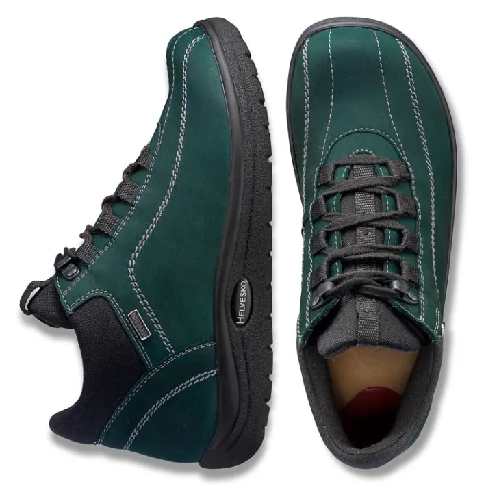 Homme idéalsko Spécial Orthèses | Chaussures À Lacets<Chaussures de confort Helvesko : modèle Louis, vert foncé