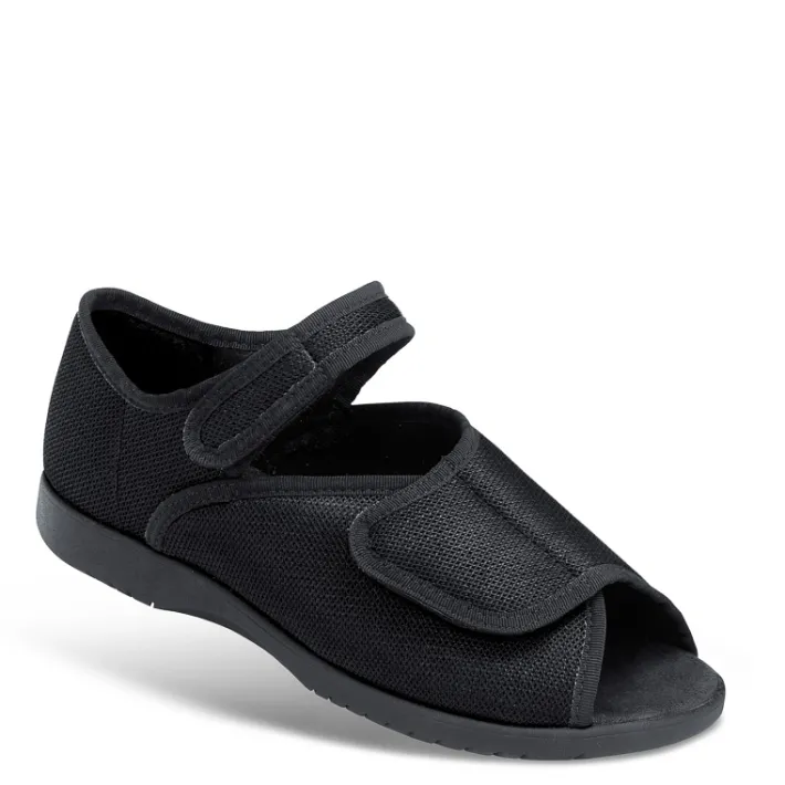 Femme idéalsko Chaussures À Scratches | Chaussures Pieds Sensibles<Chaussures de confort Helvesko : modèle Mondial, noir