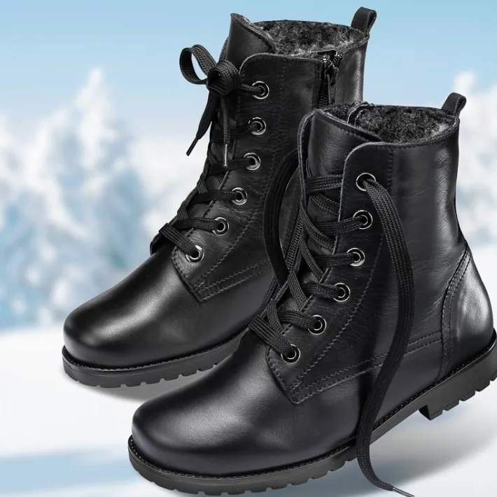 Femme idéalsko Chaussures D'hiver | Bottes / Bottines<Chaussures de confort Helvesko : modèle Zelda, noir