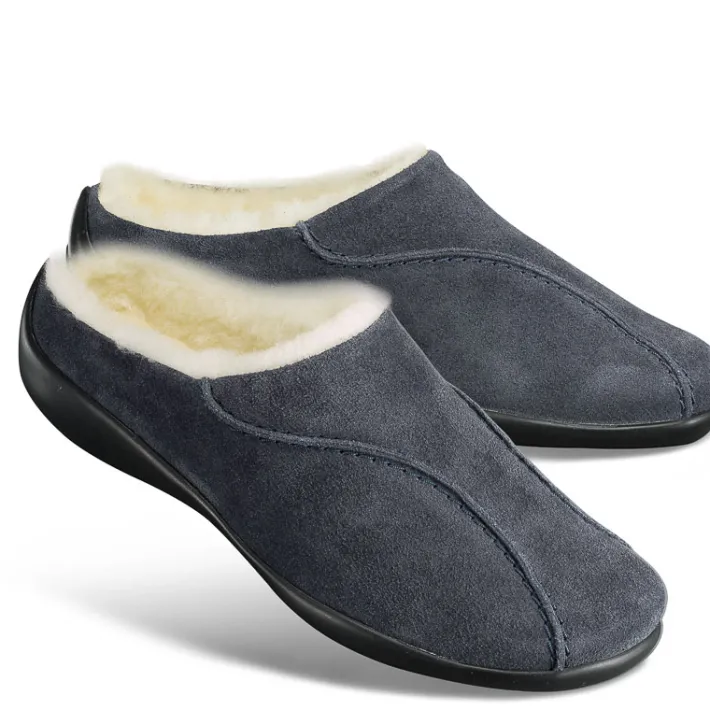 Femme idéalsko Chaussures D'hiver | Sandales / Mules<Chaussures de confort LadySko : modèle Roswitha, bleu