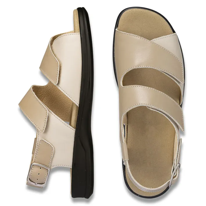 Femme idéalsko Sandales / Mules<Chaussures de confort LadySko : modèle Saphira, bouleau