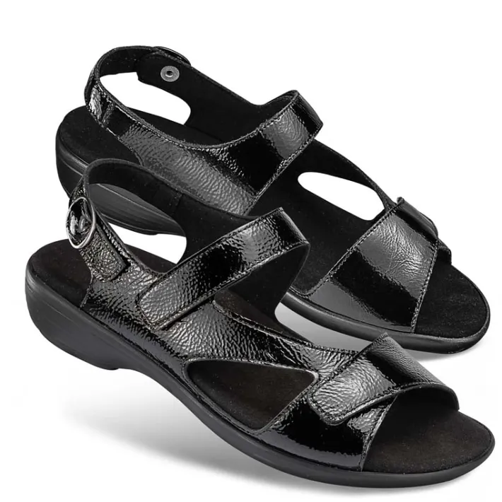 Femme idéalsko Sandales / Mules<Chaussures de confort LadySko : modèle Selina, noir