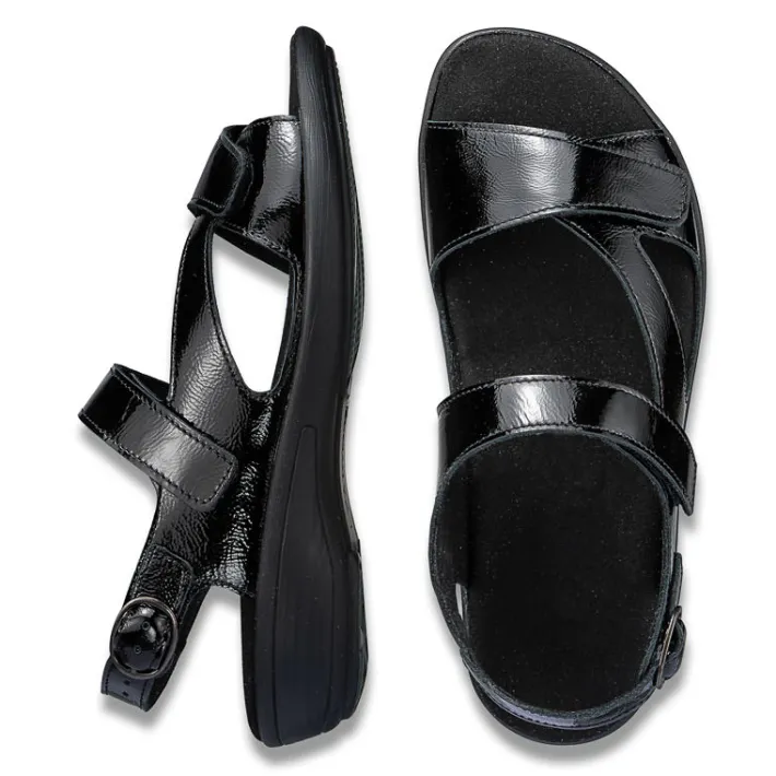 Femme idéalsko Sandales / Mules<Chaussures de confort LadySko : modèle Selina, noir