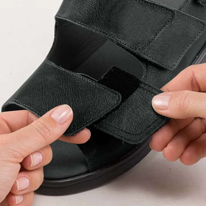 Femme idéalsko Sandales / Mules | Astuces Et Idées<Rallonges de brides - 4 pièces noir, 2 cm