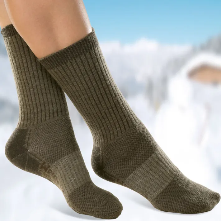 idéalsko Bas Et Chaussettes<Socquettes anti-ampoules MERINO TRAIL marron